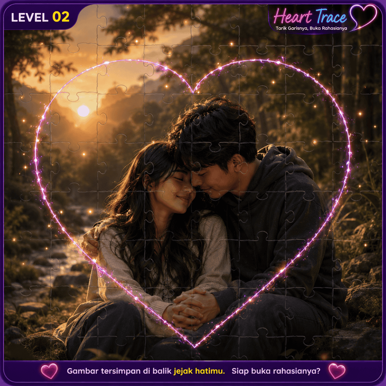 Penampakan Heart Trace Level 2