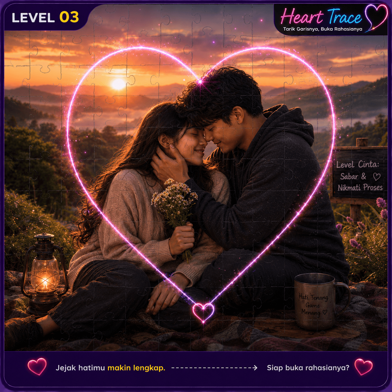 Penampakan Heart Trace Level 3