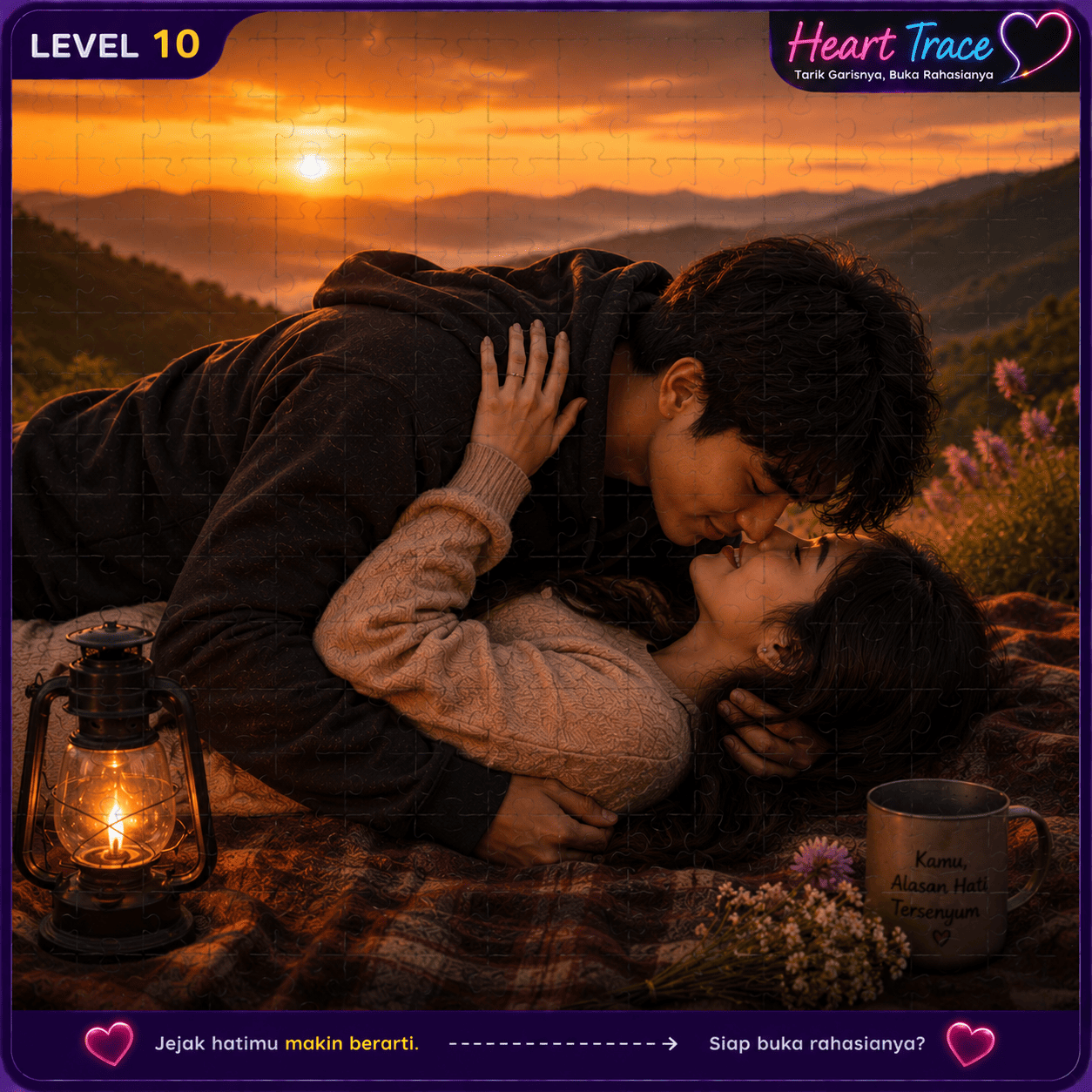 Penampakan Heart Trace Level 10